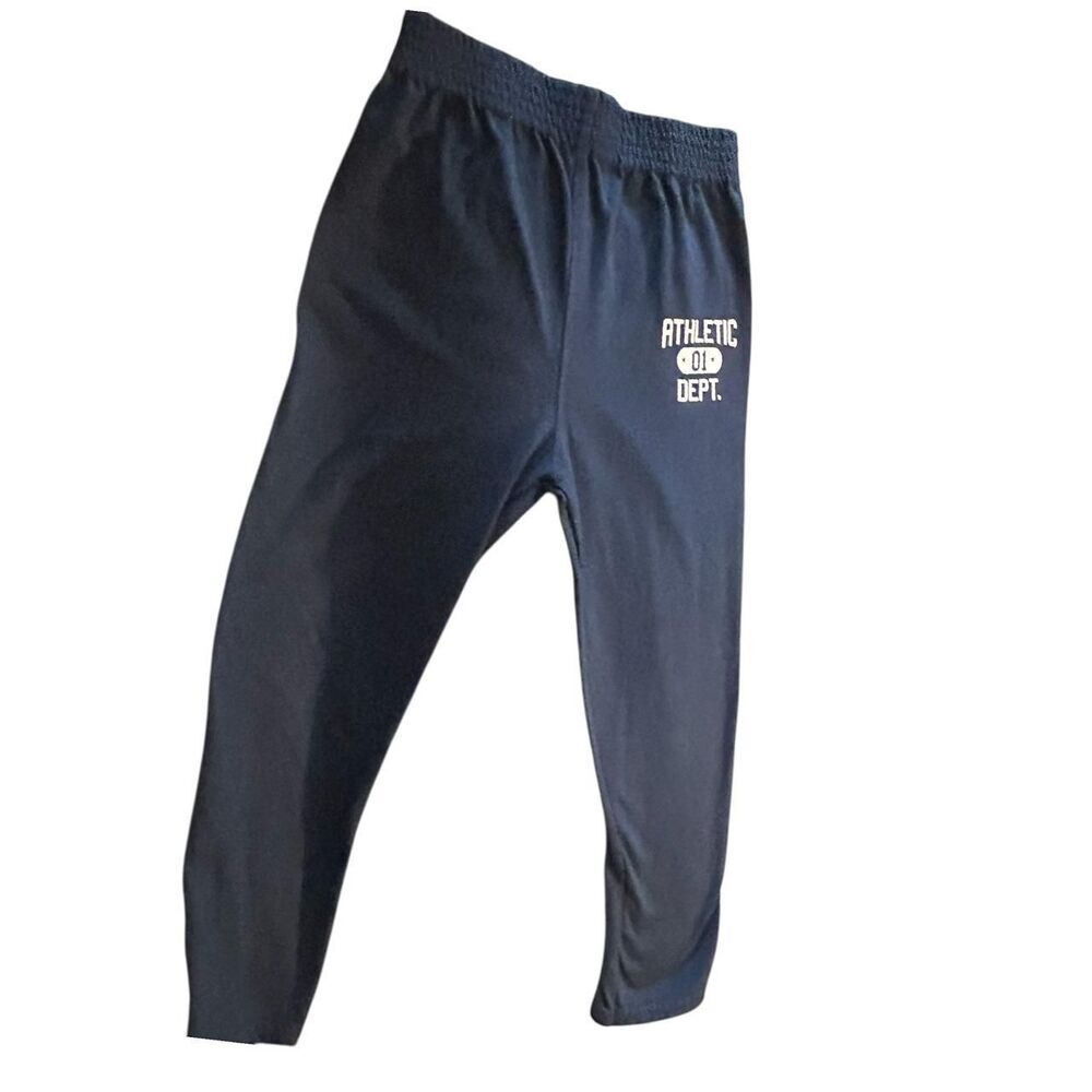 Garanimals Boys Athletic Dept Navy Blue Jogger Pants Size 4T Cotton Blend‎
